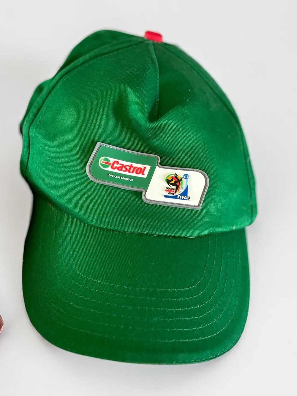 Vintage Castrol FIFA World Cup Hat Green Snapback Cap